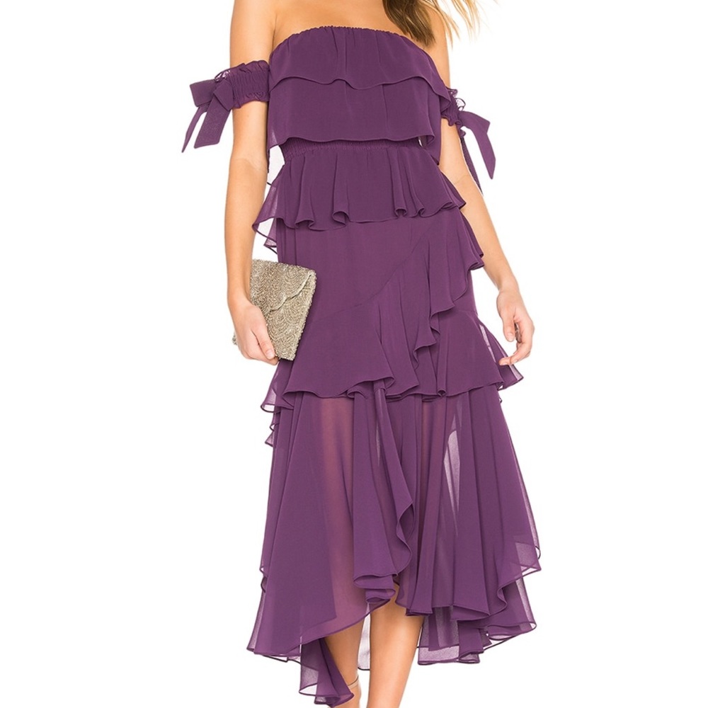 MISA Los Angeles Isidora Dress in Purple size XS